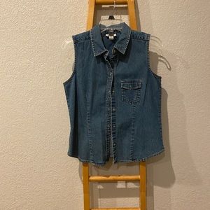 Old Navy Denim sleeveless shirt